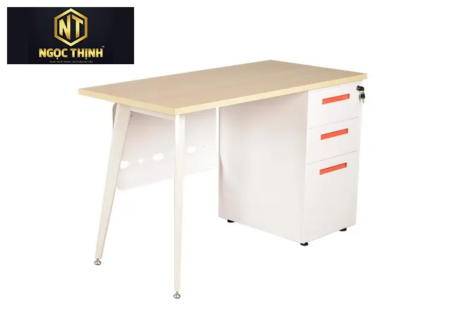 Bàn làm việc có hộc sắt LUX140HLYC10 - LUX160HLYC10 Bàn làm việc có hộc sắt LUX140HLYC10 - LUX160HLYC10